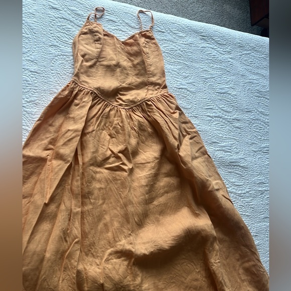 Aritzia Orange Maxi Dress - Picture 7 of 11